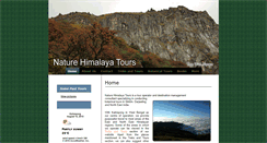 Desktop Screenshot of naturehimalayas.com